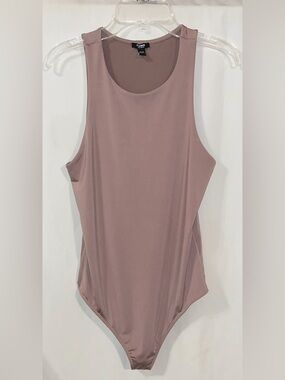 Express Mauve Scoop Neck Bodysuit